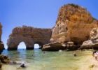 Praia-da-Marinha panorama1  Praia da Marinha : Albuferia, Portugal, Praia da Marinha